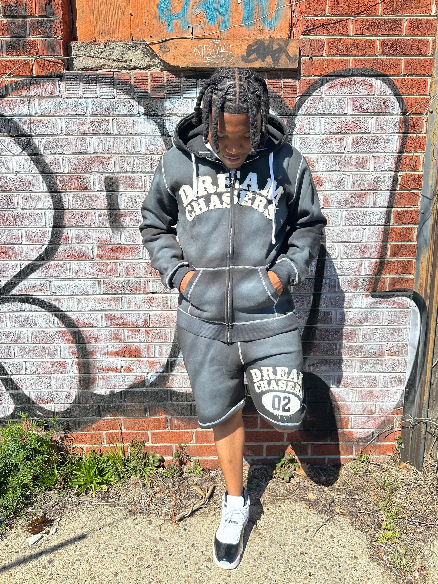 Dream Chasers Hoodie & Shorts set